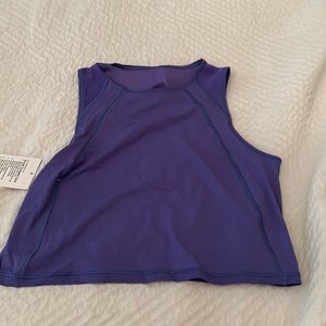 Lululemon Sculpt Cropped Tank.